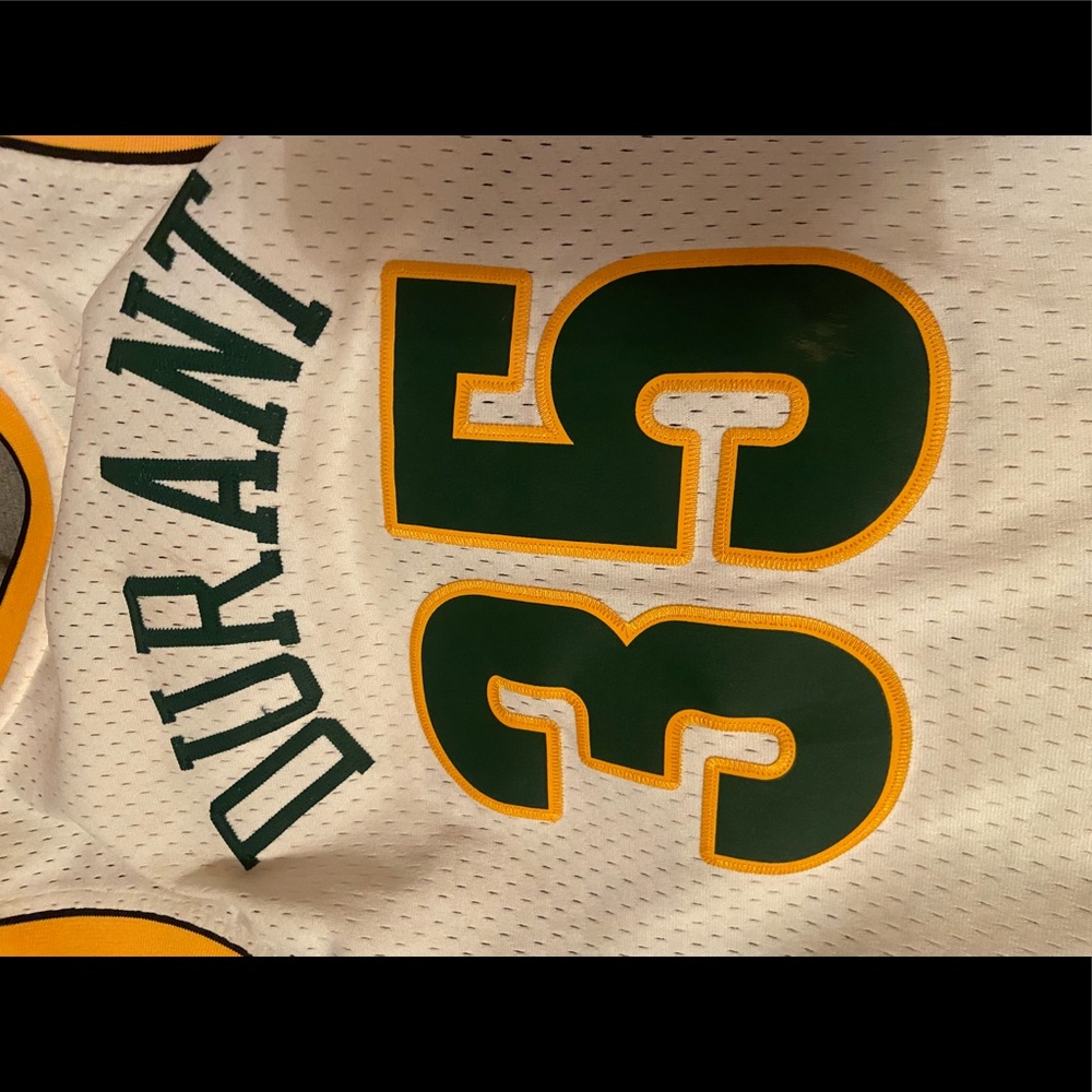 2007 Rookie Kevin Durant Seattle SuperSonics Jersey.